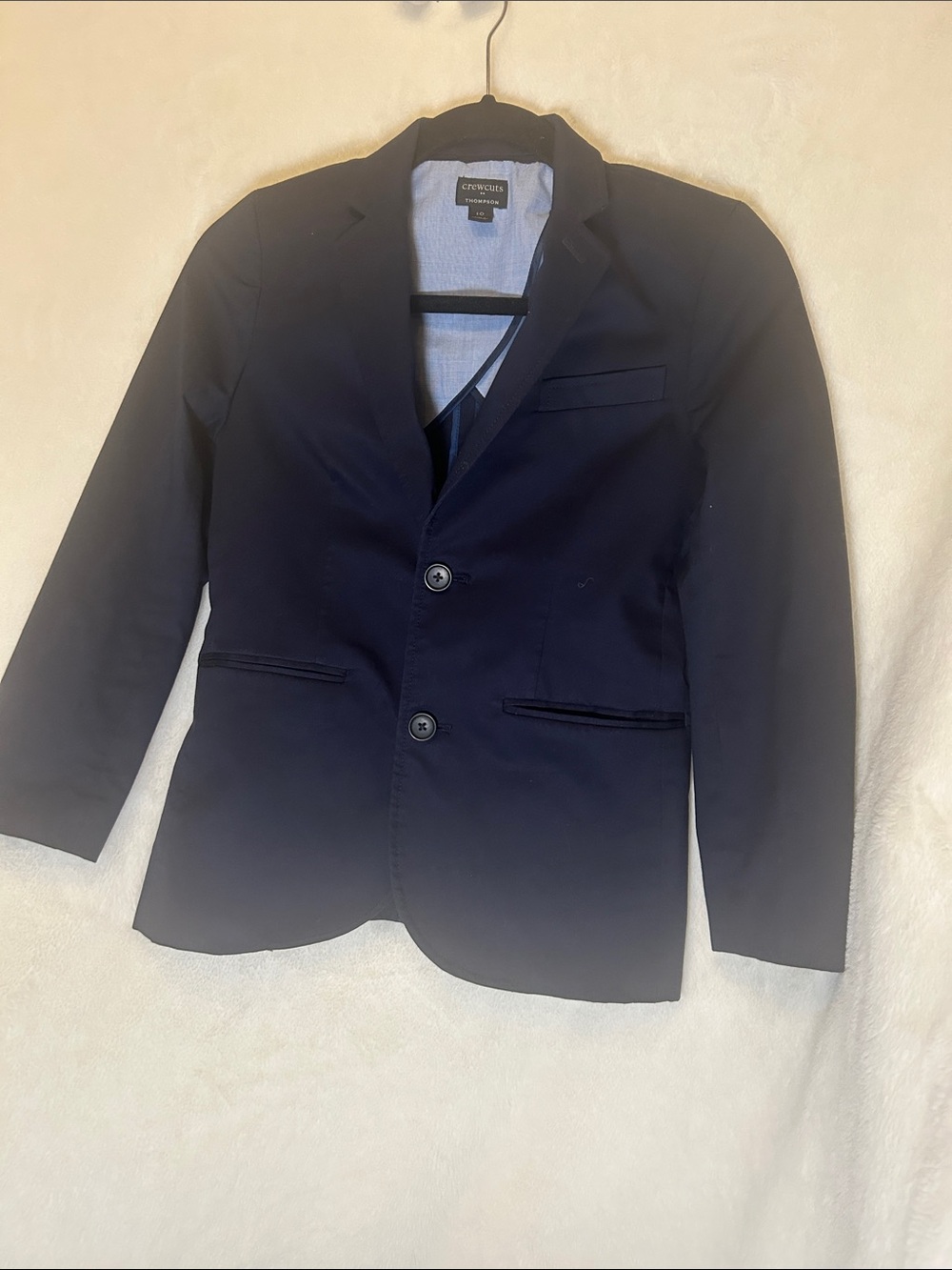 Crewcuts Navy Two-Button Sport Coat